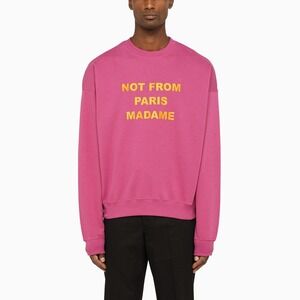 DROLE DE MONSIEUR Le‎ Sweatshirt Slogan Not From Paris Madame Cotton Size Small
